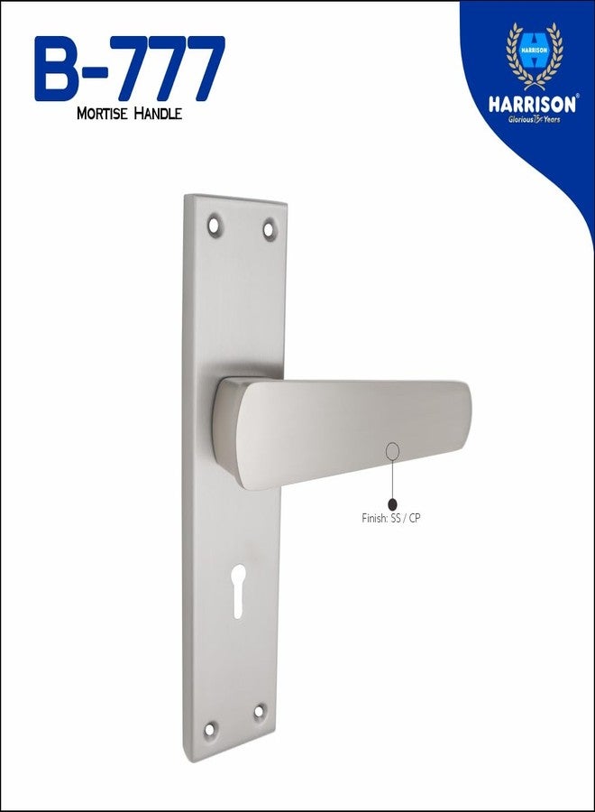 Harrison Door Locks for Main Door, Door Lock for Bedroom, Mortise Door Lock Set, Mortise Door Handle, Door Locks Handlesets with 3 Key | SS Matt Finish | 23601 | for Office/Hotel/Home - Image 2